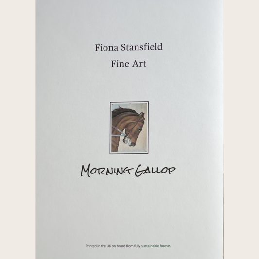 Morning Gallop: Greetings card