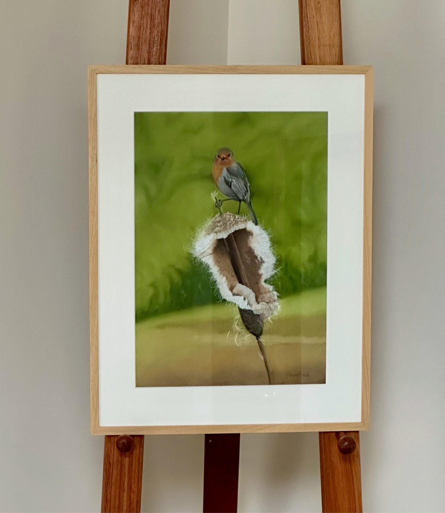 "What's the rush?" : an original pastel painting