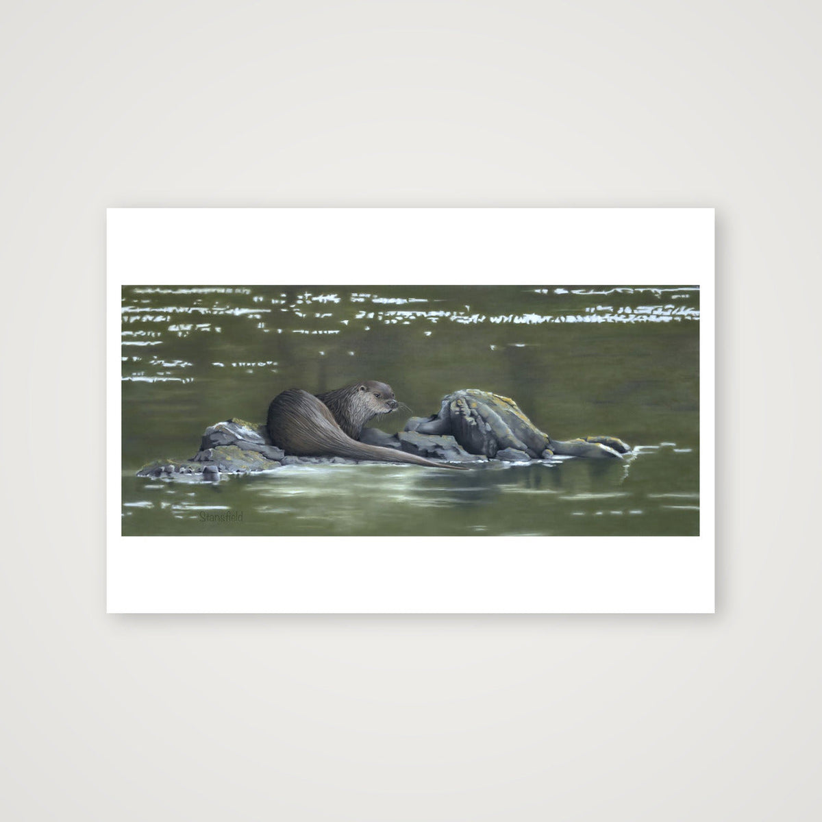 Bright water - open edition print — 45×30cm, 18×12" Print only