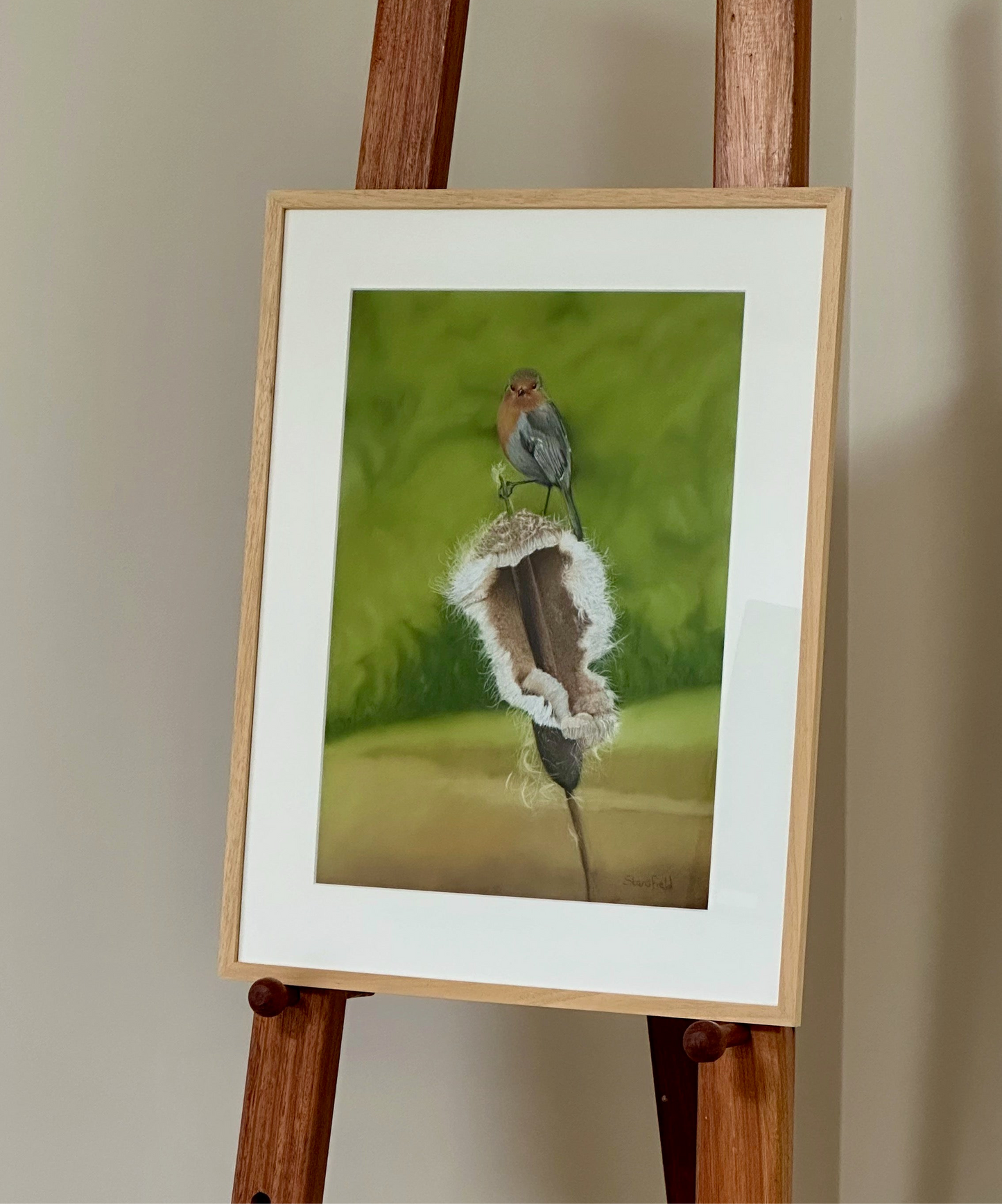 "What's the rush?" : an original pastel painting