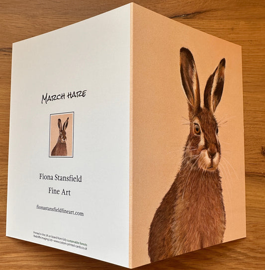 March hare - Greetings card