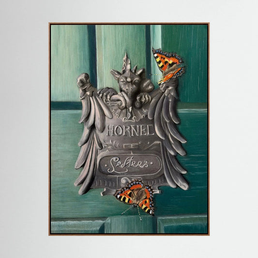 Hornel's letterbox stretched canvas/framed
