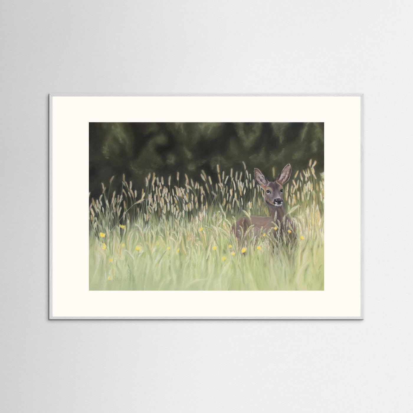 Morning meadow: open edition print
