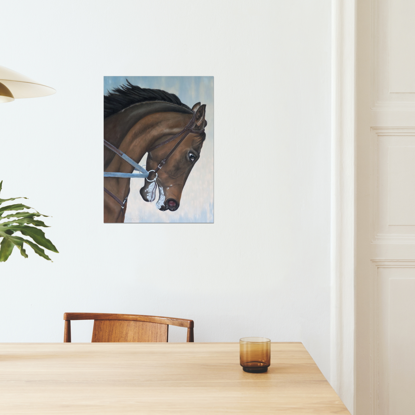 "Morning gallop" : an open edition print
