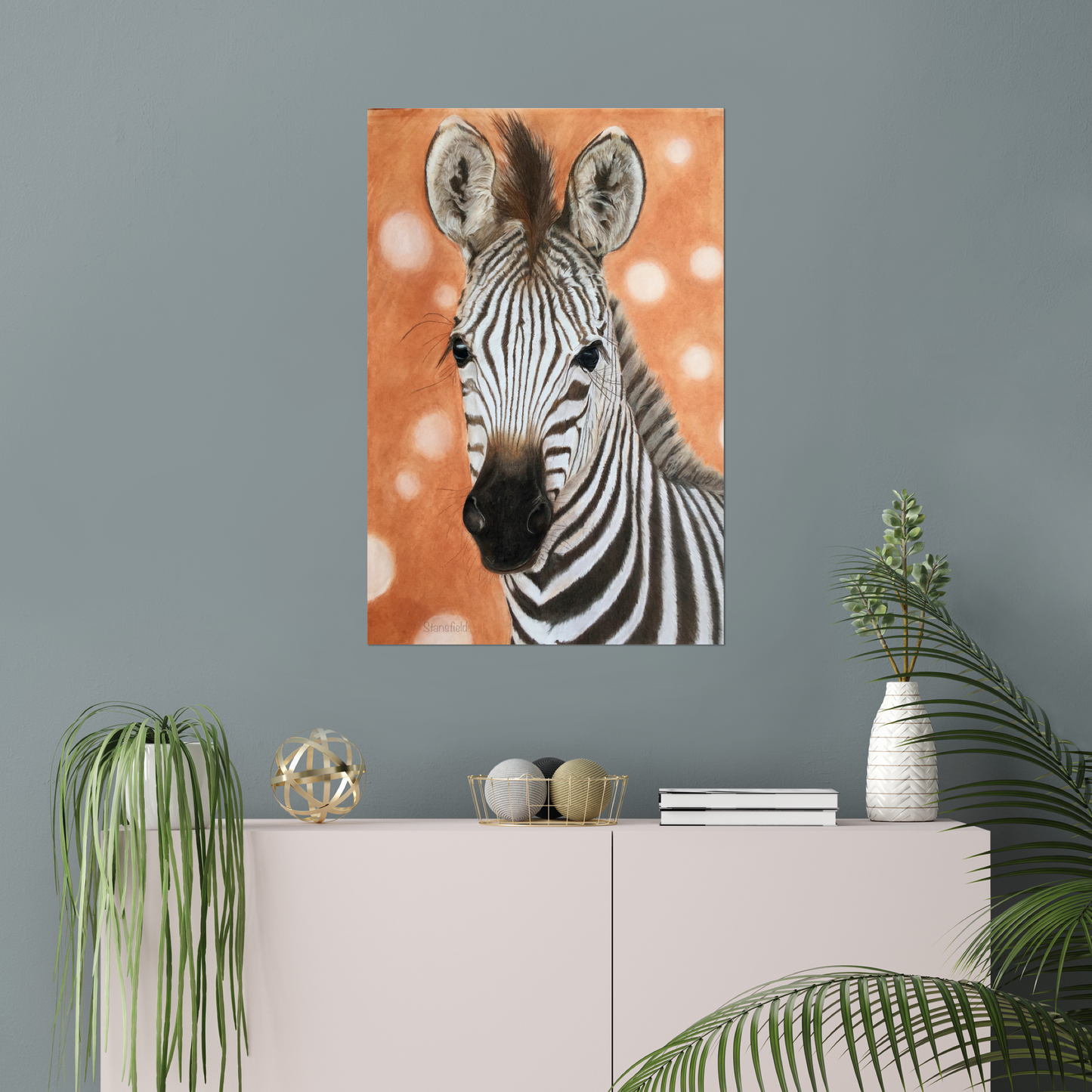 "Zebra foal" : an open edition print