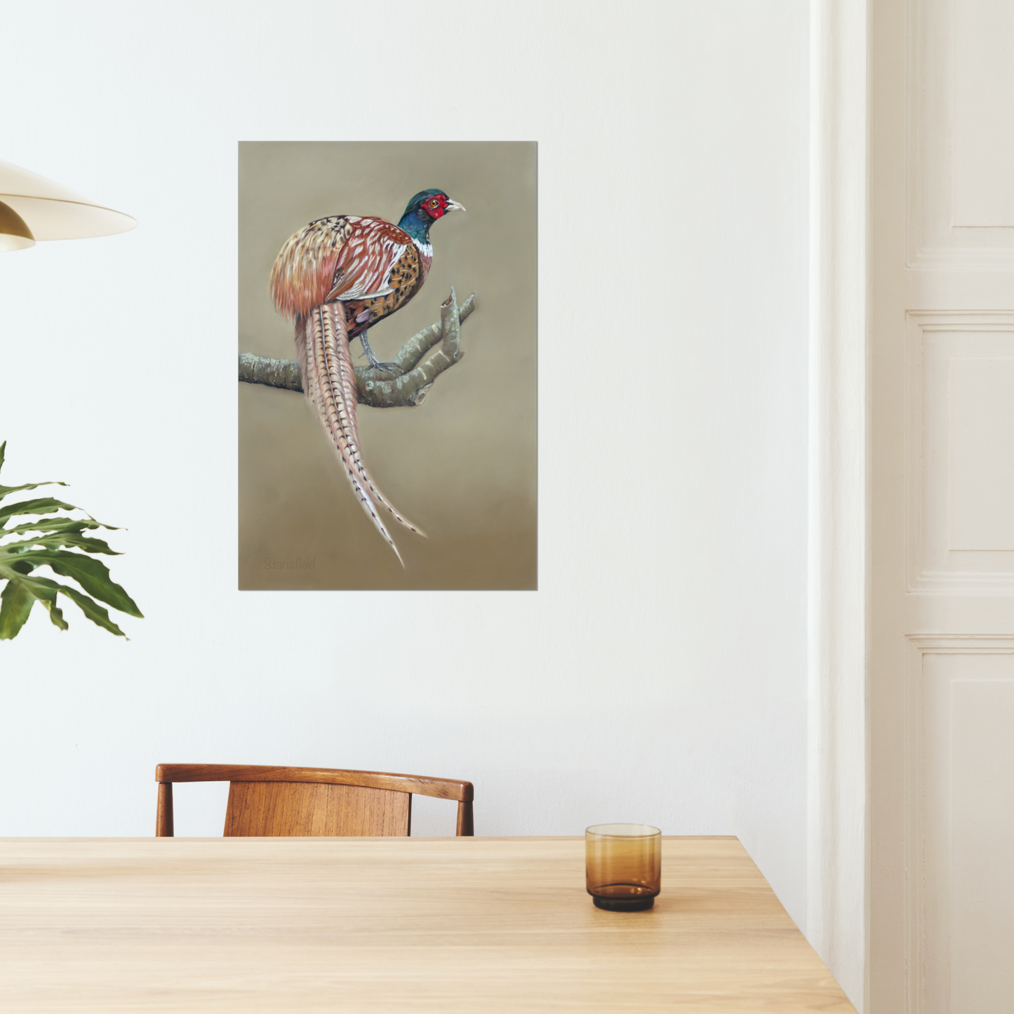 "Male pheasant" : an open edition print