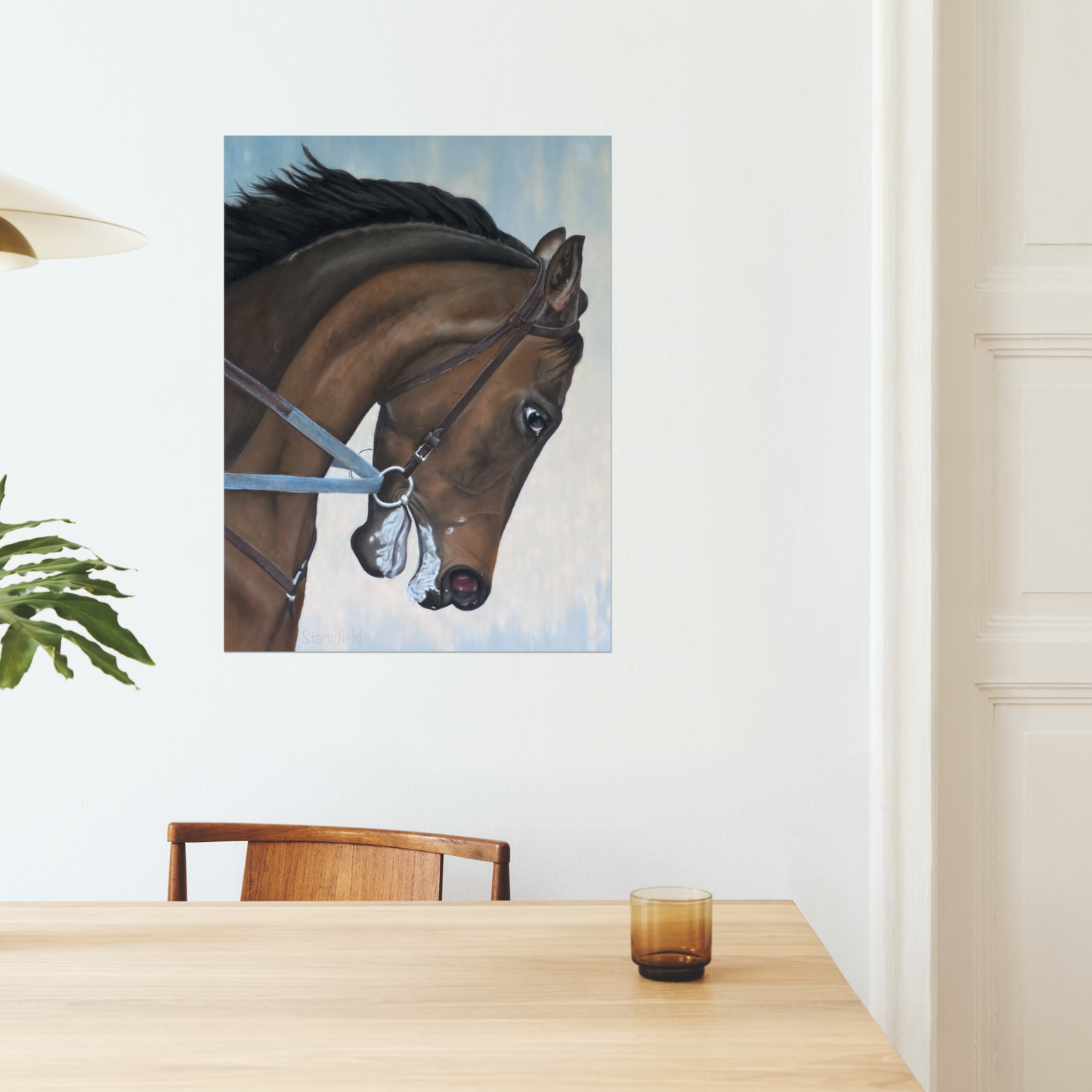 "Morning gallop" : an open edition print