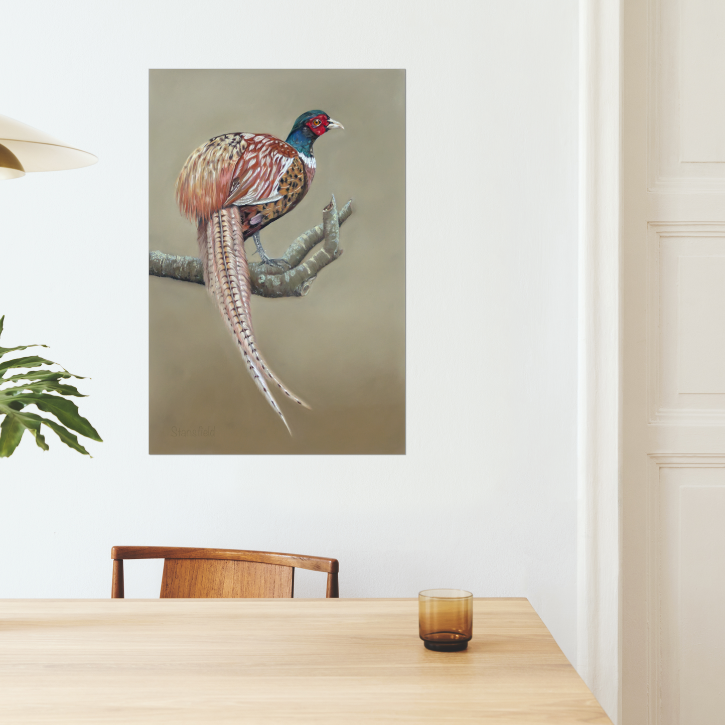 "Male pheasant" : an open edition print