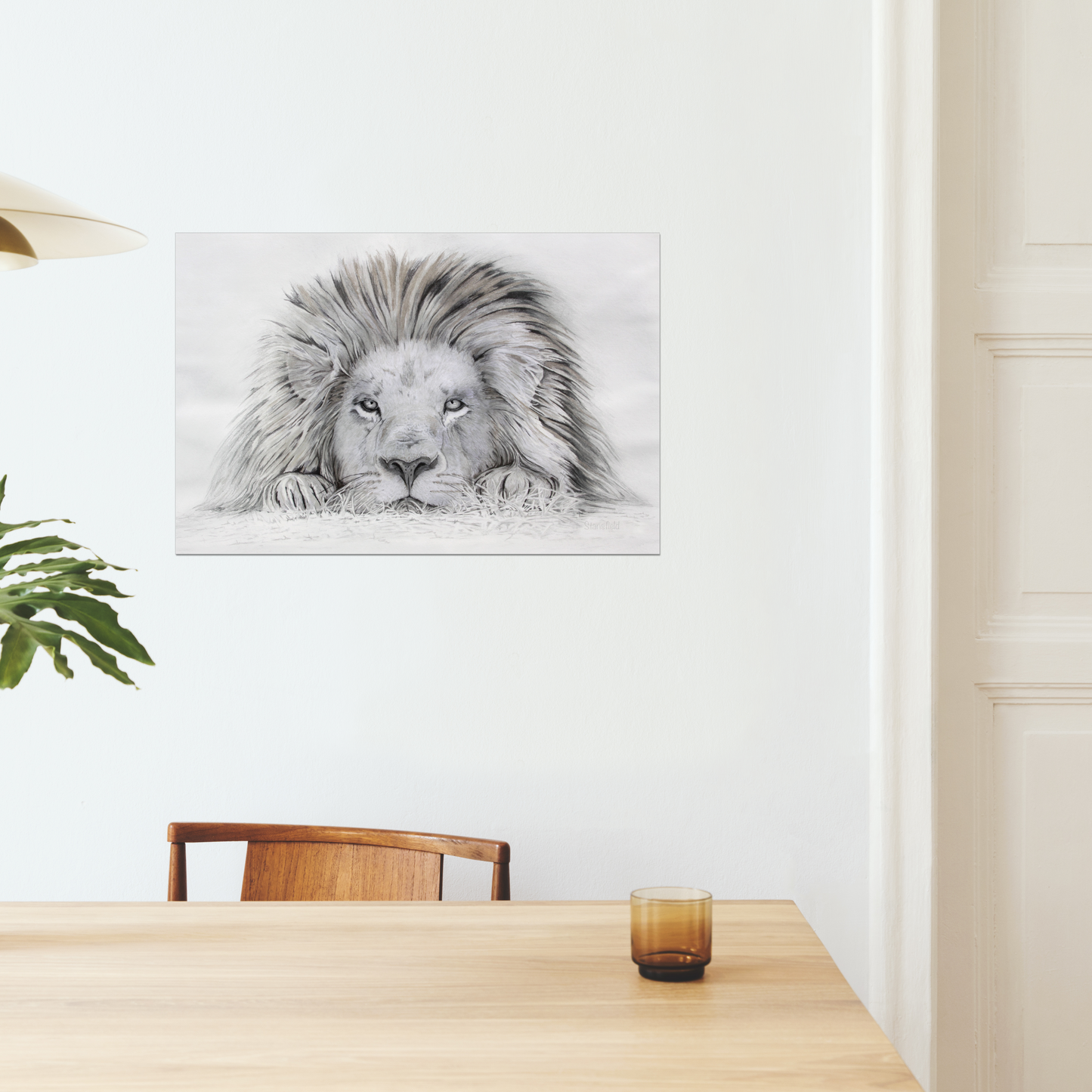"Lion - I see you" : an open edition print
