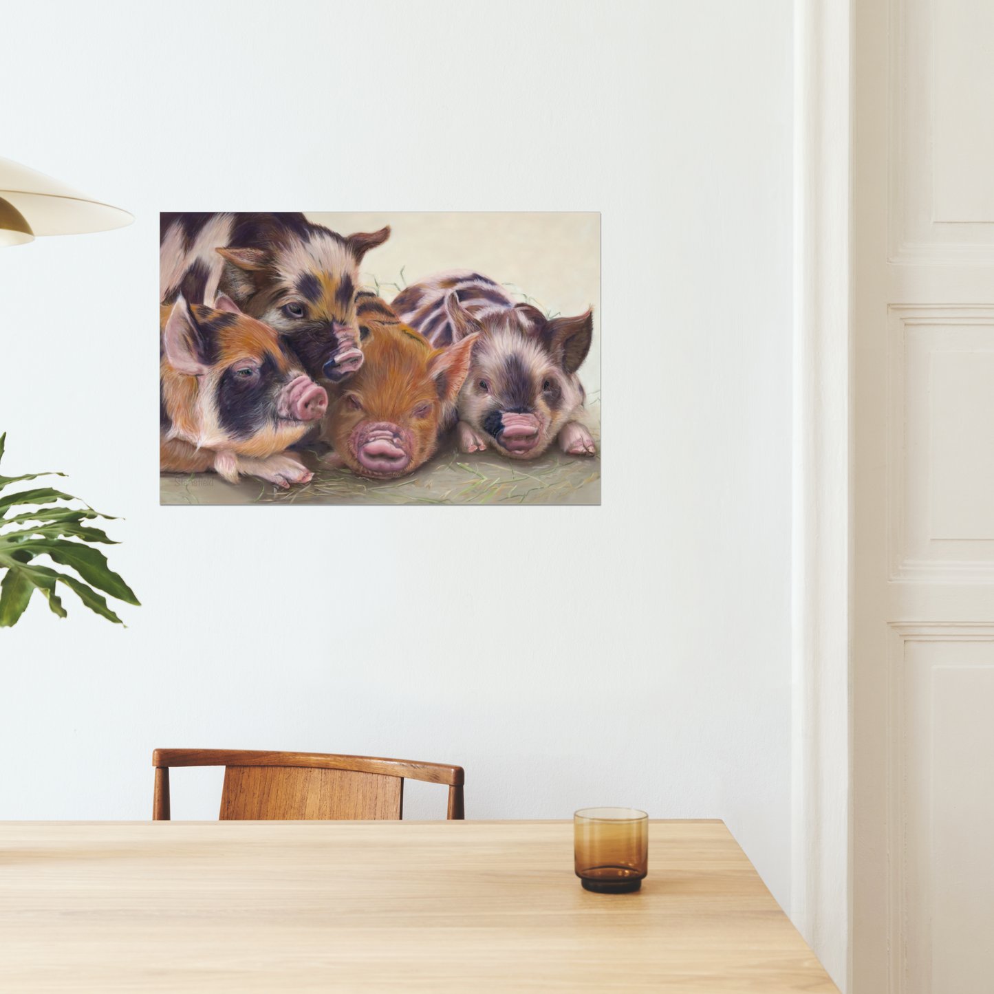 "Four little piggies" : an open edition print