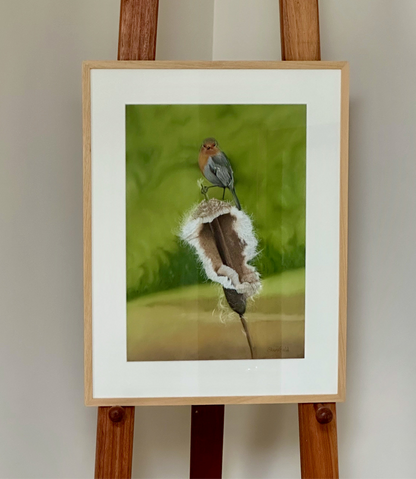 "What's the rush?" : an original pastel painting