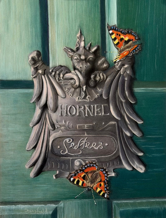 Hornel's letterbox - an original pastel painting