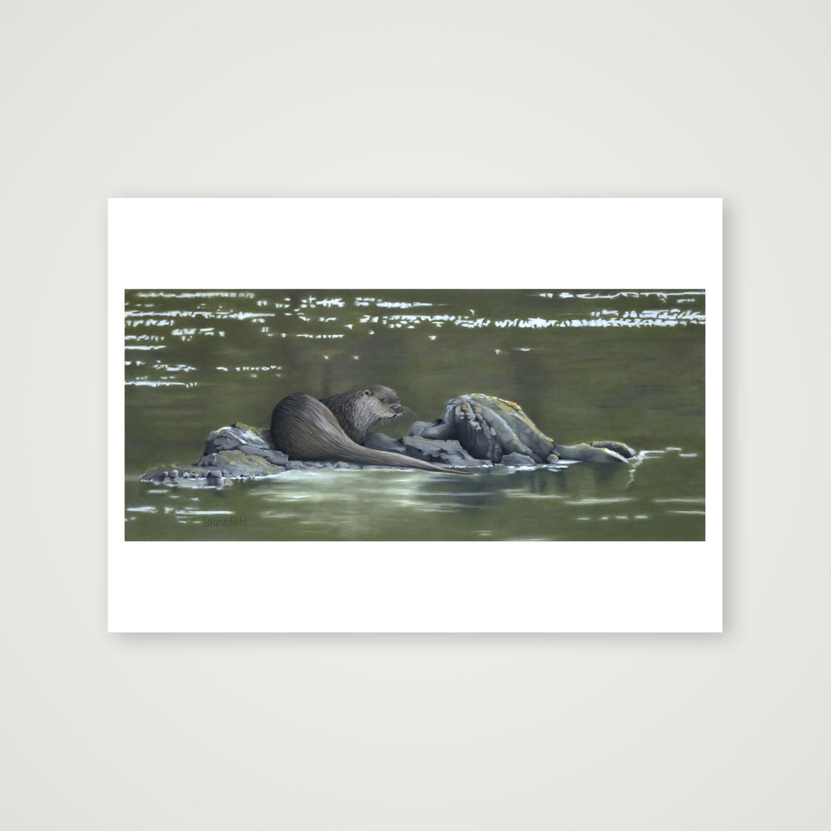 Bright water - open edition print — A4 (30×21cm, 12×8") Print only