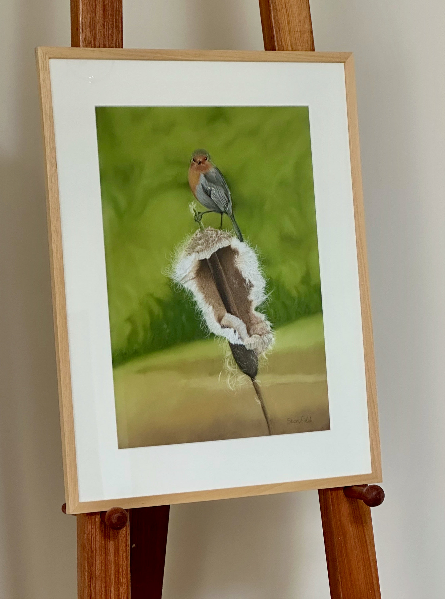 "What's the rush?" : an original pastel painting