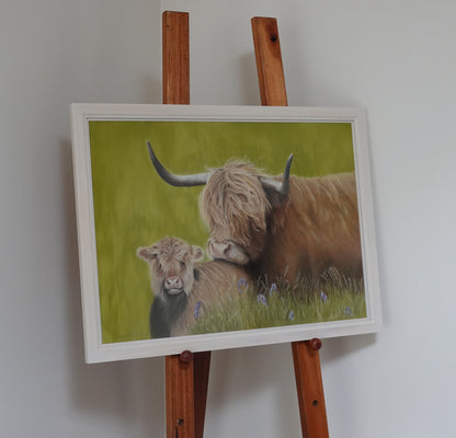 In Pastures Green: an original pastel painting