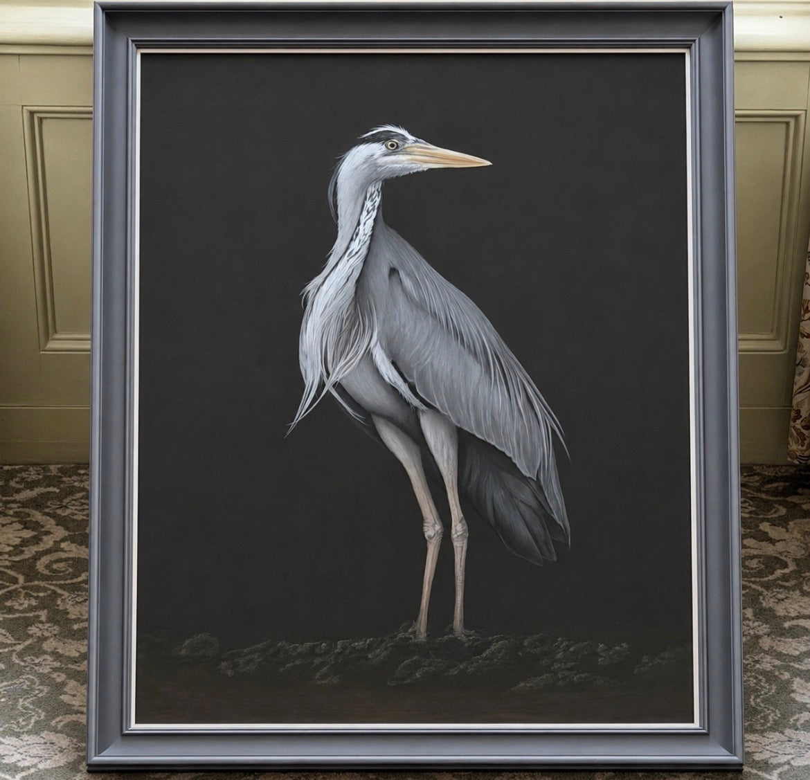 Keeper of the quiet shore: an original pastel painting