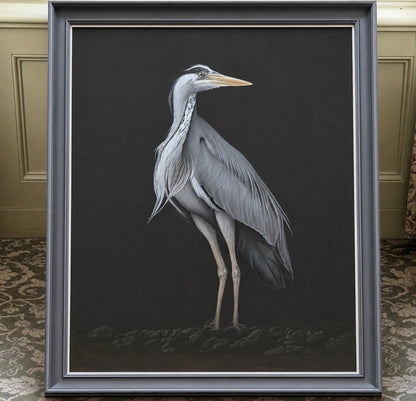 Keeper of the quiet shore: an original pastel painting