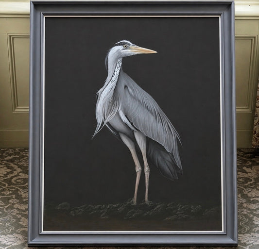 Keeper of the quiet shore: an original pastel painting