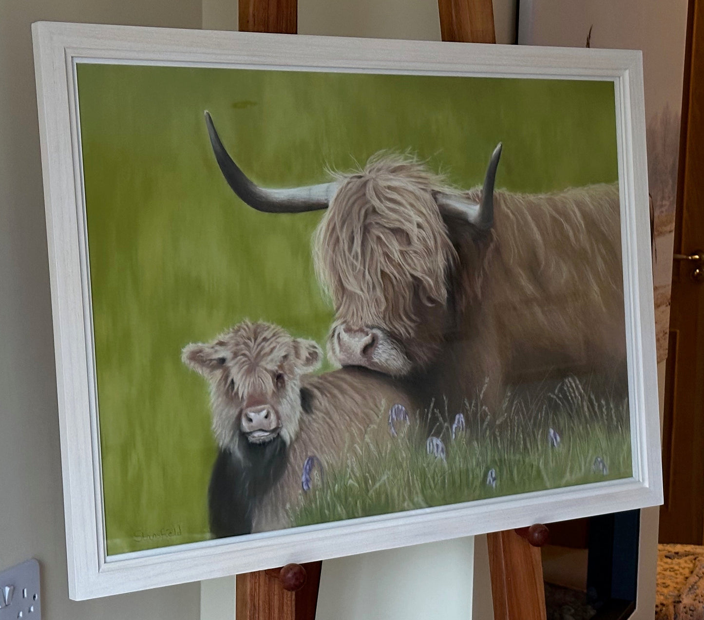 In Pastures Green: an original pastel painting