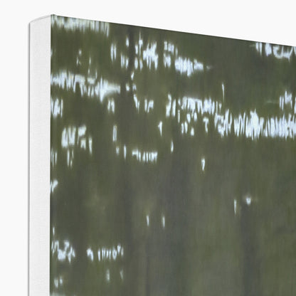 Bright water: a stretched canvas of an otter on the west coast of Scotland