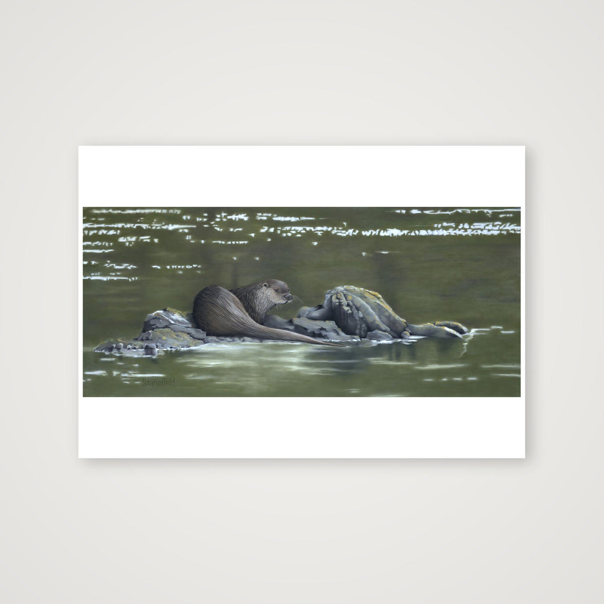 Bright water - open edition print — 100×70cm, 39×28" Print only