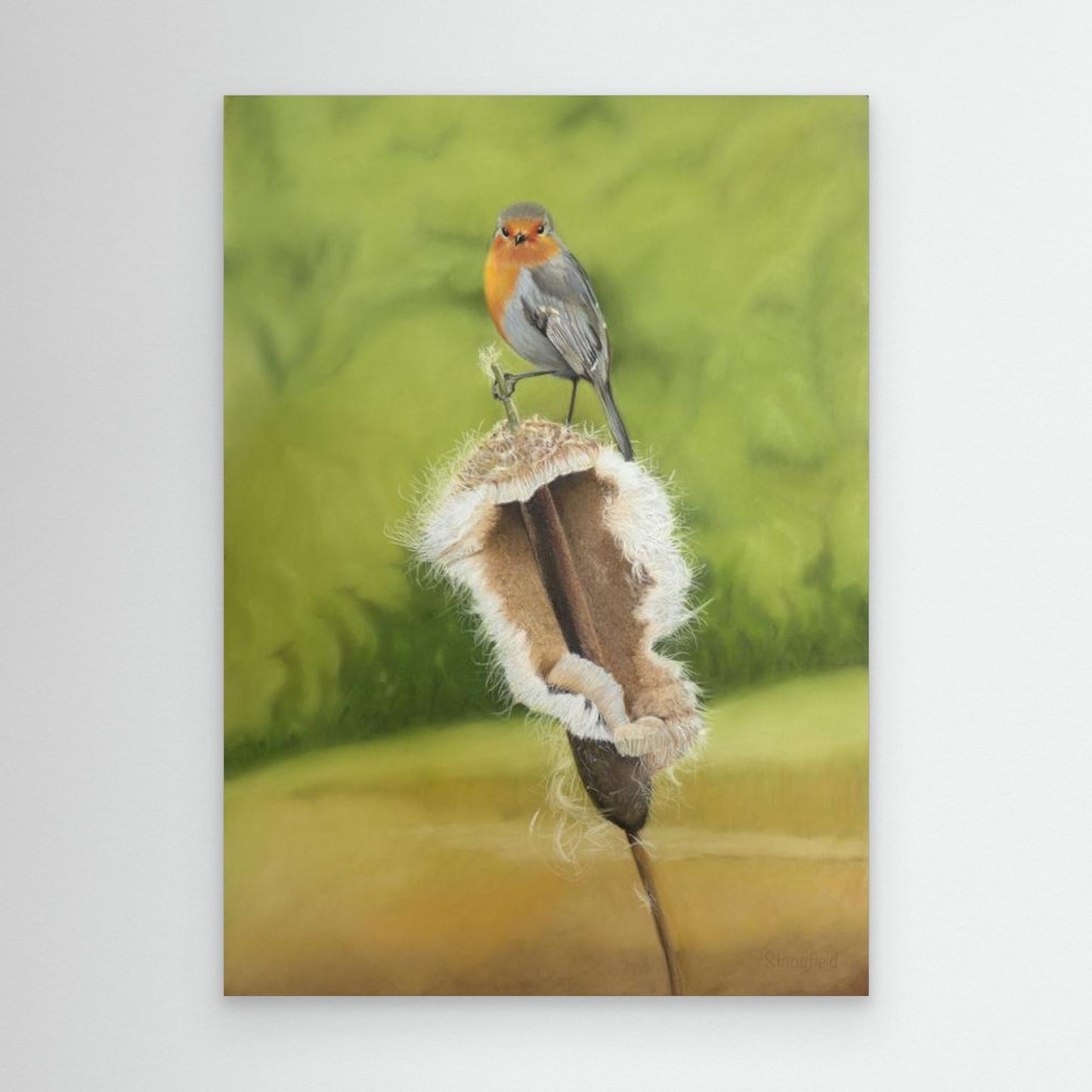 What's the rush?: stretched canvas and frame