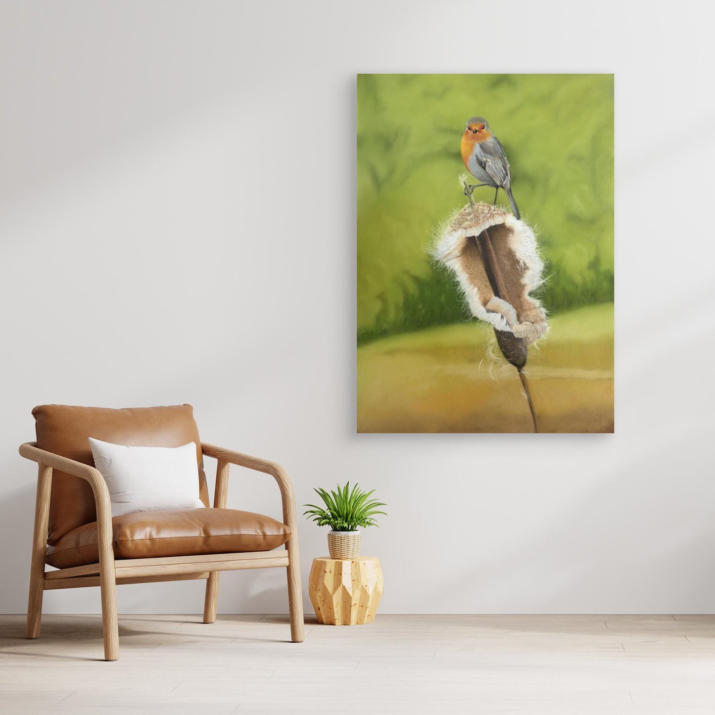 What's the rush?: stretched canvas and frame
