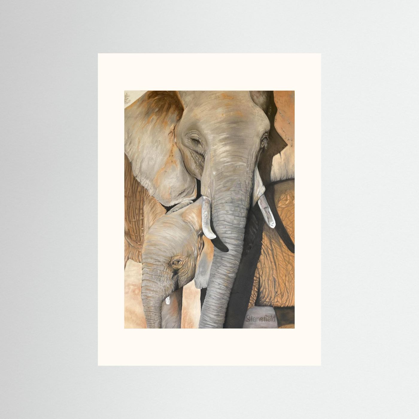 After a mud bath: open edition print