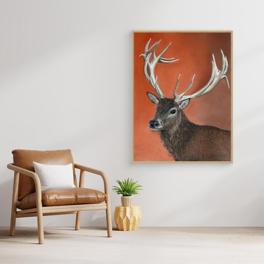 Red deer stag