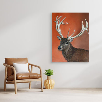 Red deer stag