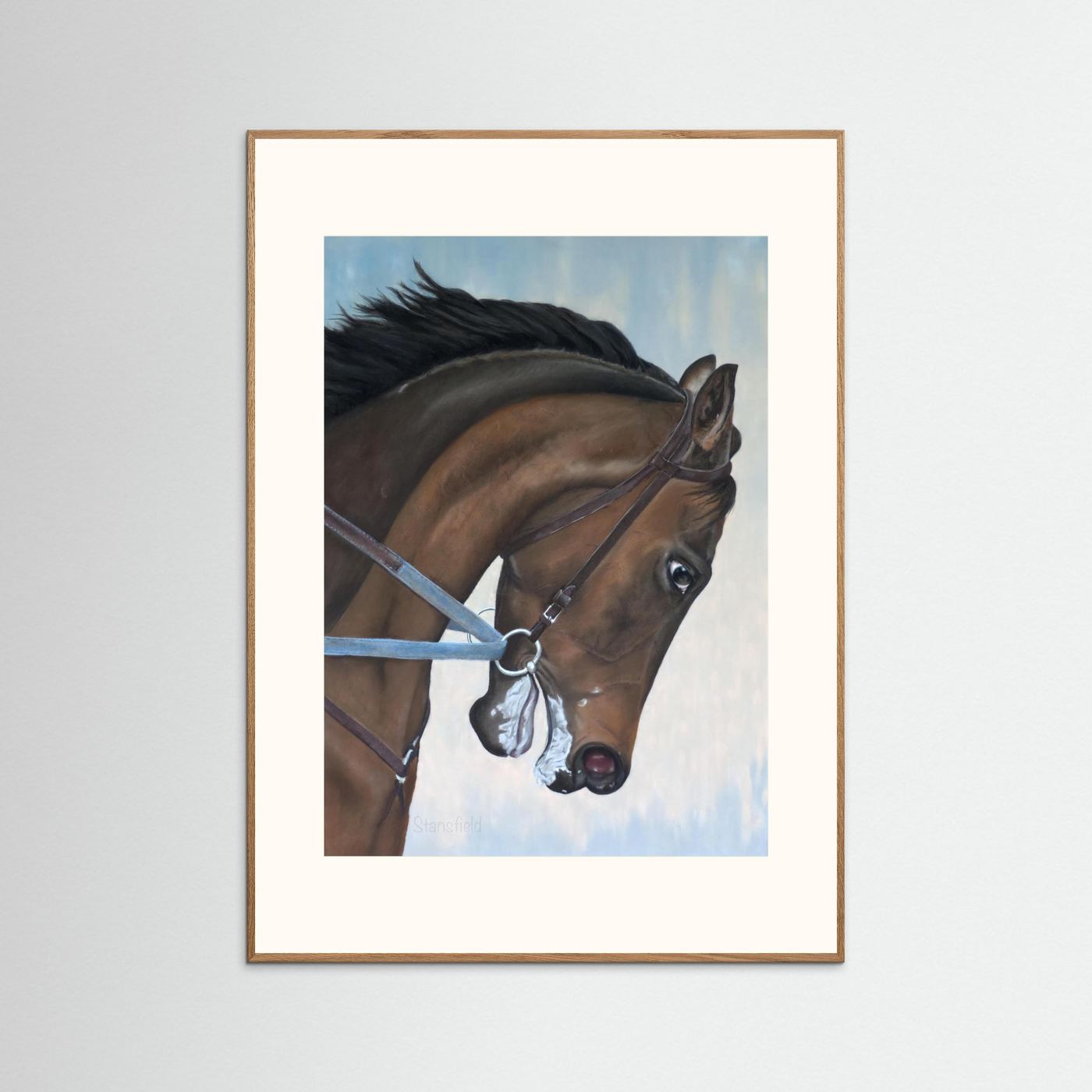 Morning gallop: open edition print