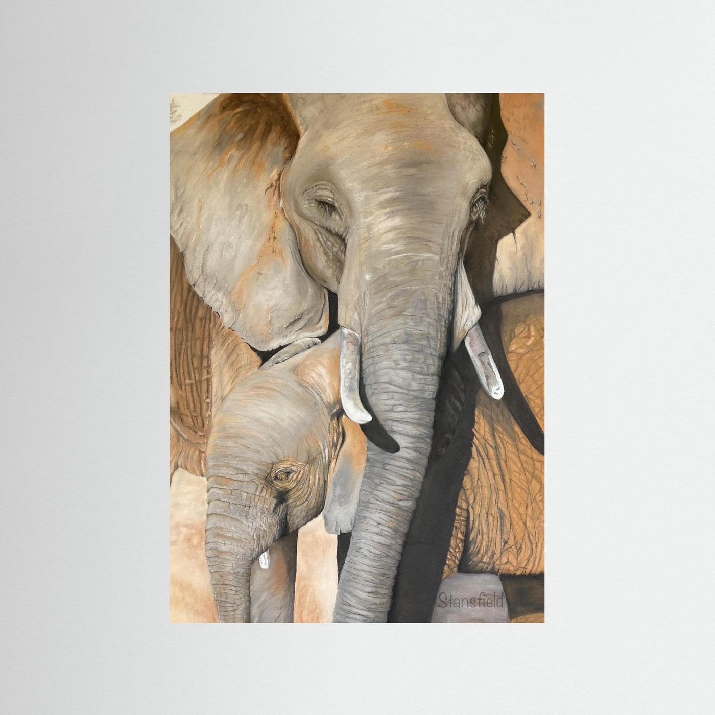 After a mud bath: open edition print