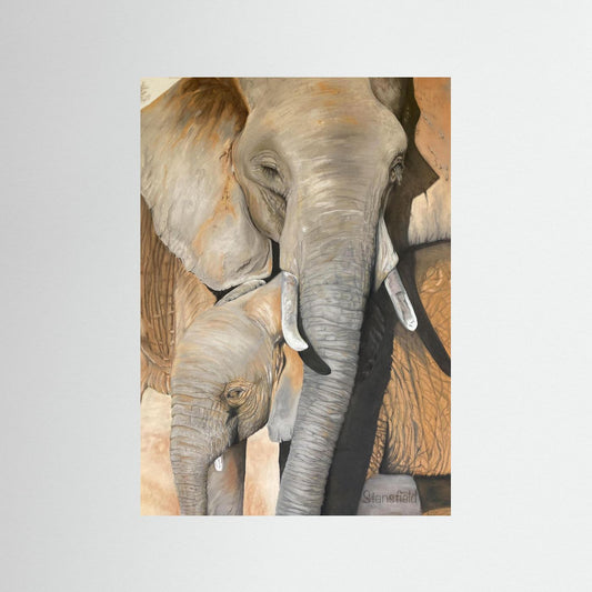 After a mud bath: open edition print