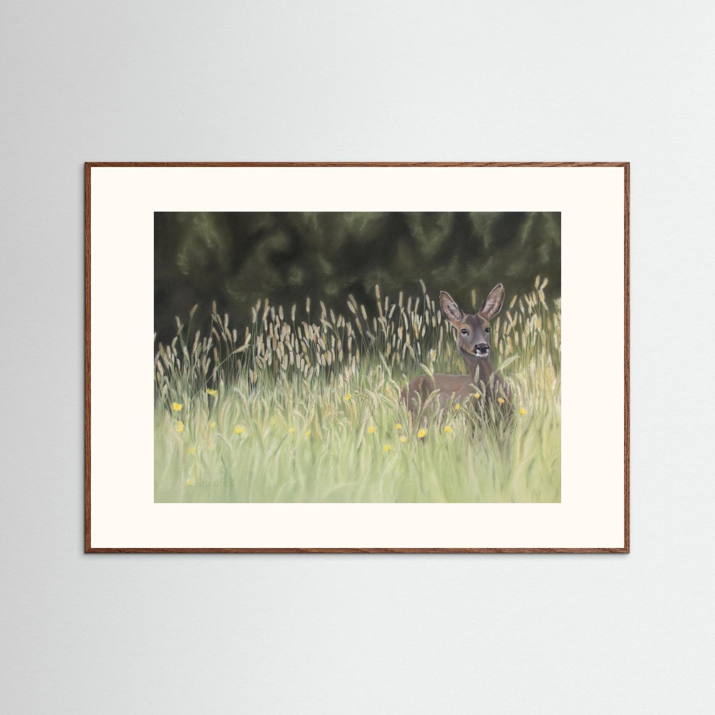 Morning meadow: open edition print