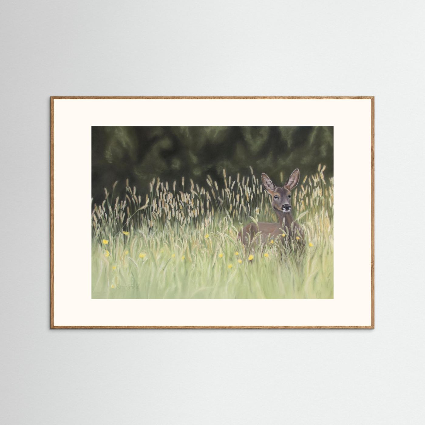 Morning meadow: open edition print