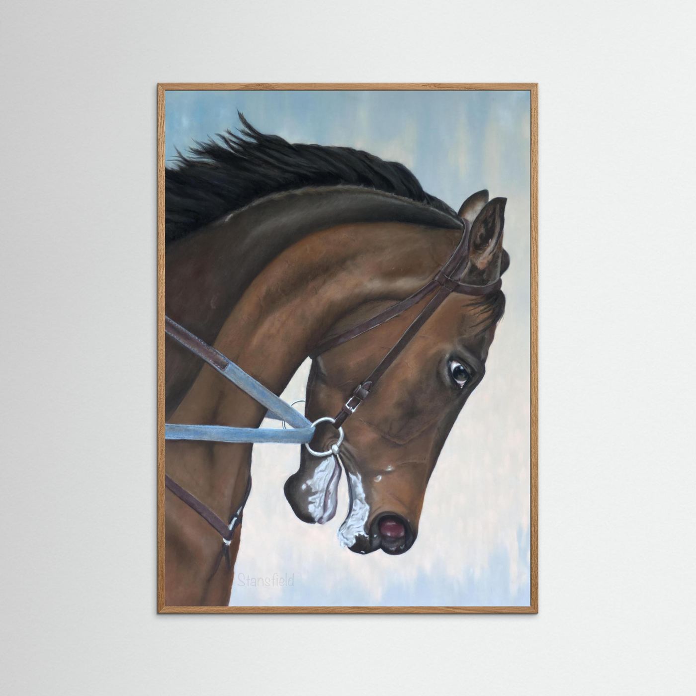 Morning gallop: open edition print