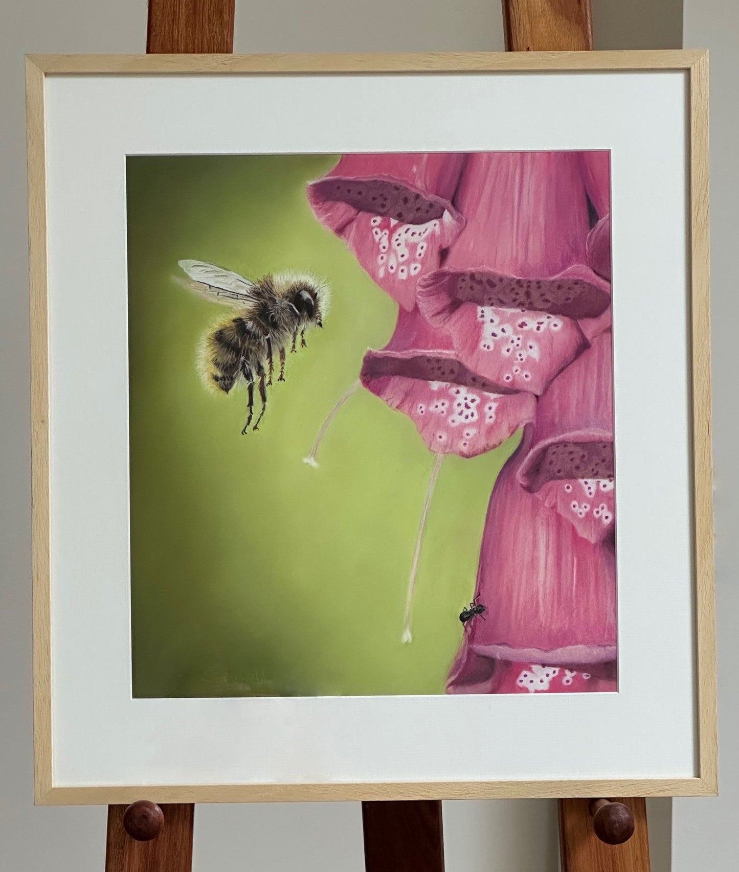 "Floral dance" : an original pastel painting