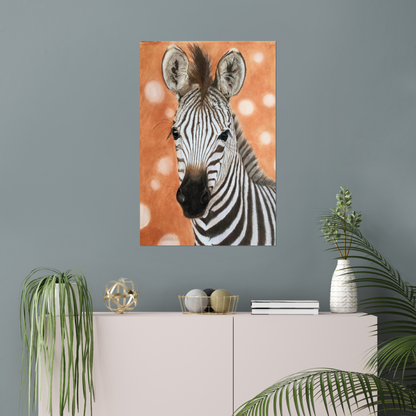 "Zebra foal" : an open edition print